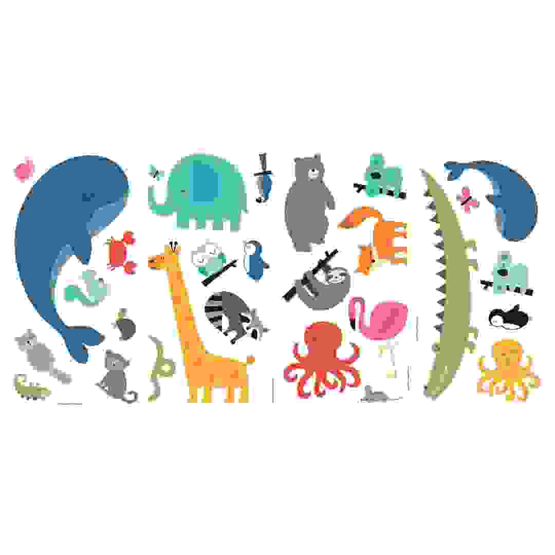 RoomMates Andy Westface We Are One Animal Peel & Stick Wall Decal (22.86 x 44.13 cm, 4 Pc.)