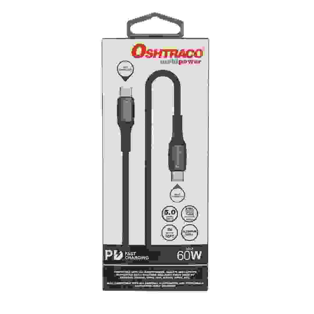 Oshtraco Type C to Type C Fast Charging PD Cable (3 m)