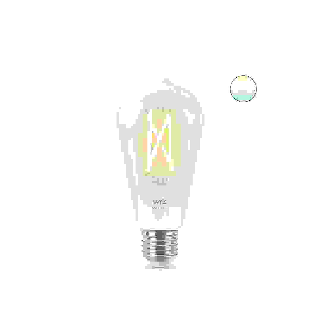 لمبة فتيل ذكية قابلة للتعديل ST64 E27 ويز 60 واط، أبيض دافئ إلى أبيض ناصع