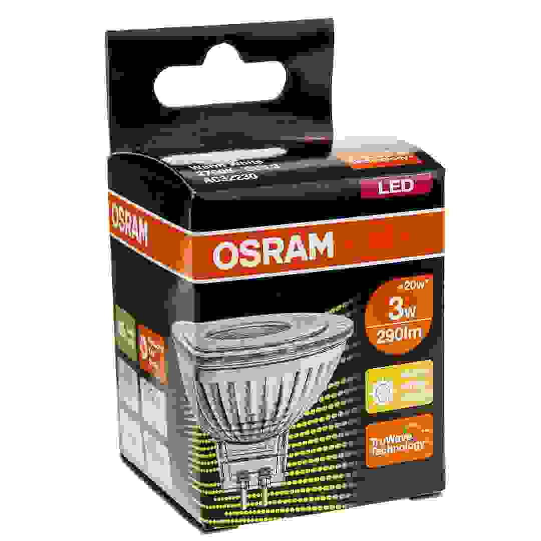 Osram GU5.3 PIN LED MR16 Light Bulb (3 W, Warm White)