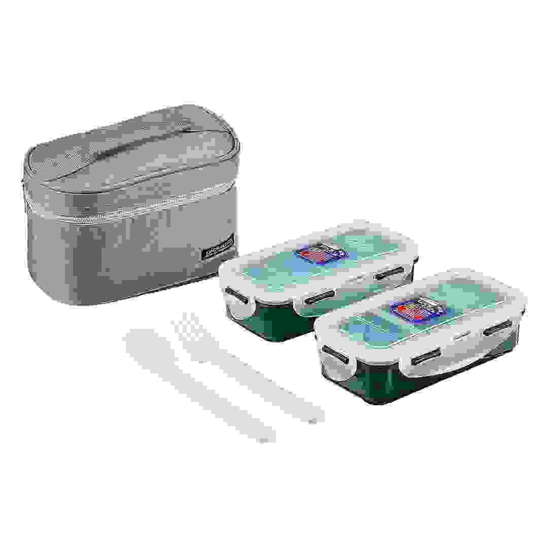 Lock & Lock Lunch Bag Set (2 Pc., Gray)