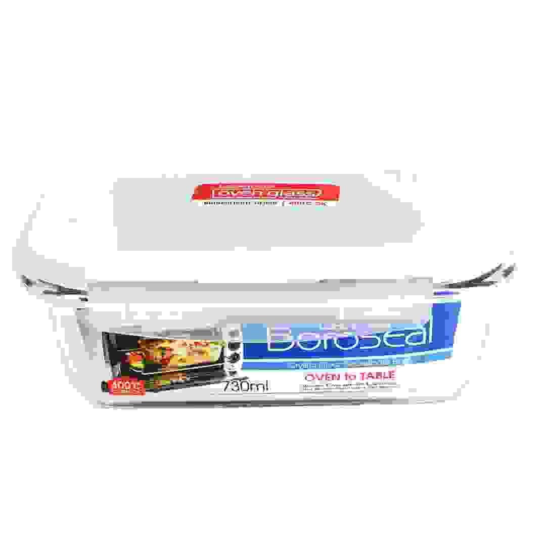 Lock & Lock Rectangular Glass Container (730 ml)