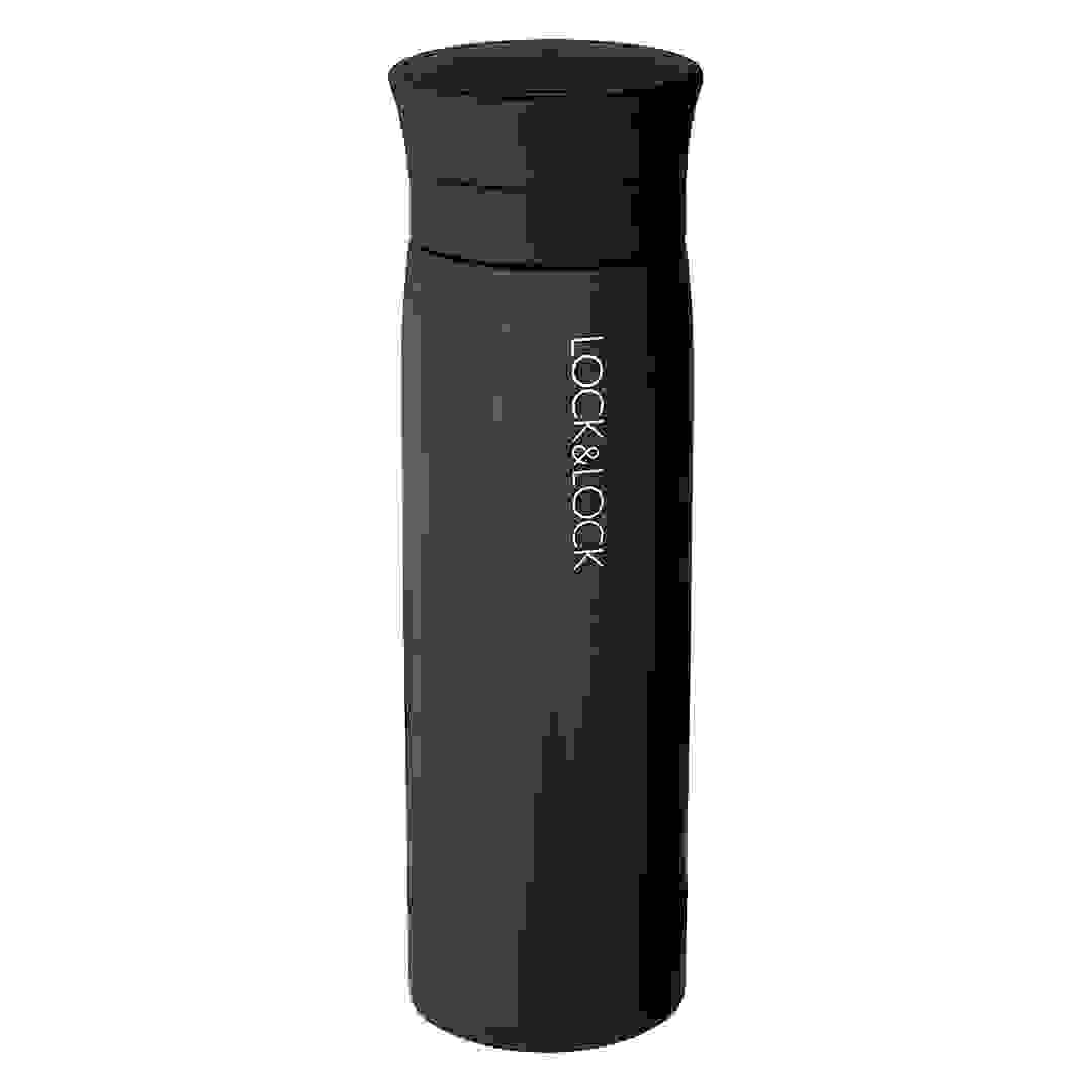 كوب معزول مزدوج الجدار لوك آند لوك (أسود، 400 مل)