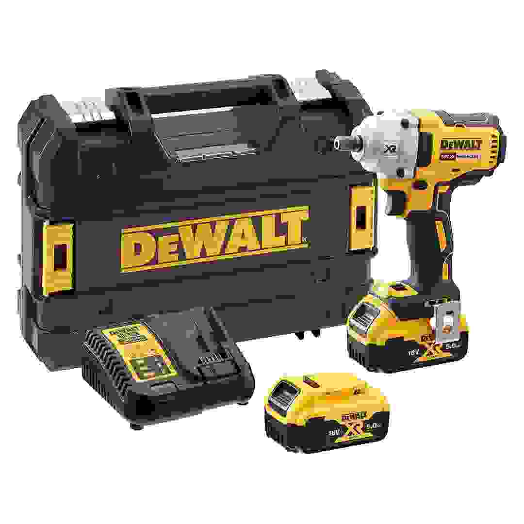 مفتاح فك وربط كهربائي لاسلكي رجاج مع بطاريات وشاحن ديوالت DCF894P2-GB (18 فولت)