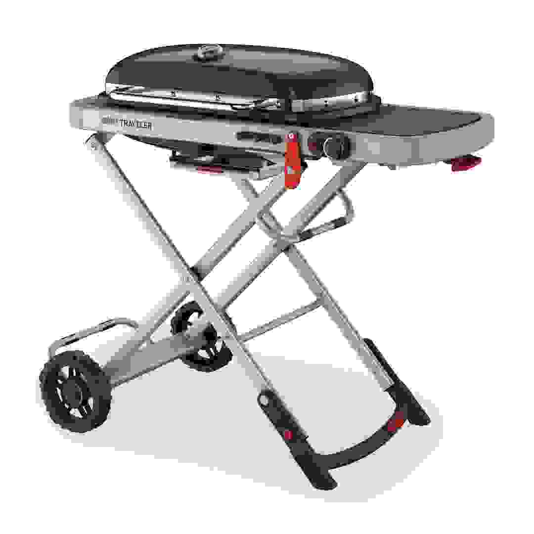 شواية غاز متنقلة مع عجلات ويبر ترافيلر، 9010074