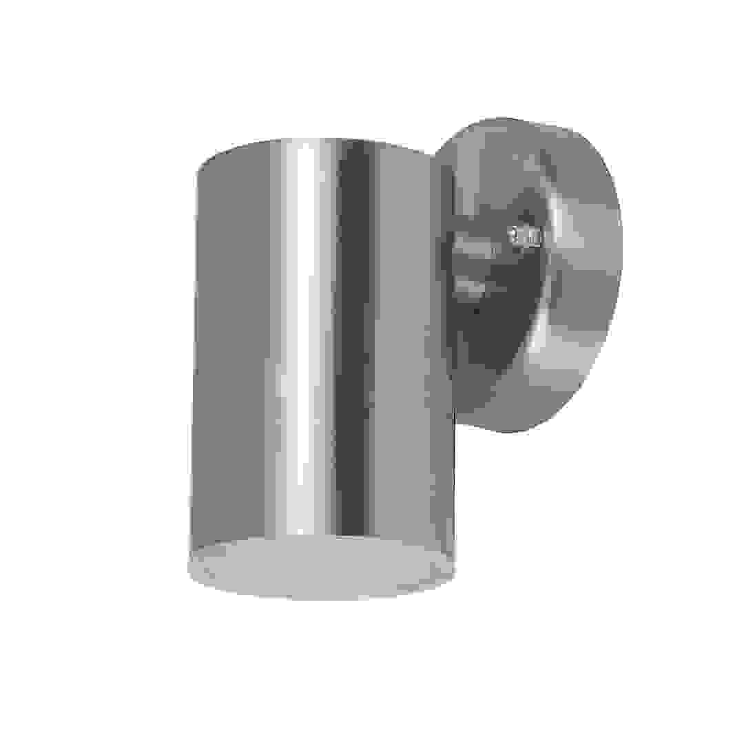 مصباح حائط LED مثبتة للخارج جود هوم كاندياك (4.3 واط ، أبيض مصفر ، ستانلس ستيل)