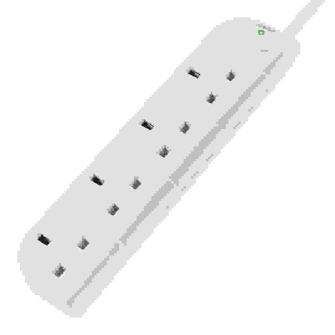 Belkin E-Series 4-Socket SurgeStrip Extension Cord (1 m)