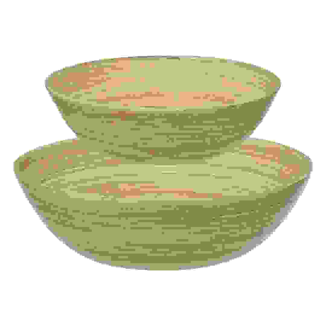 طقم وعاء سلطة من الخيزران 5فايف (قطعتان)