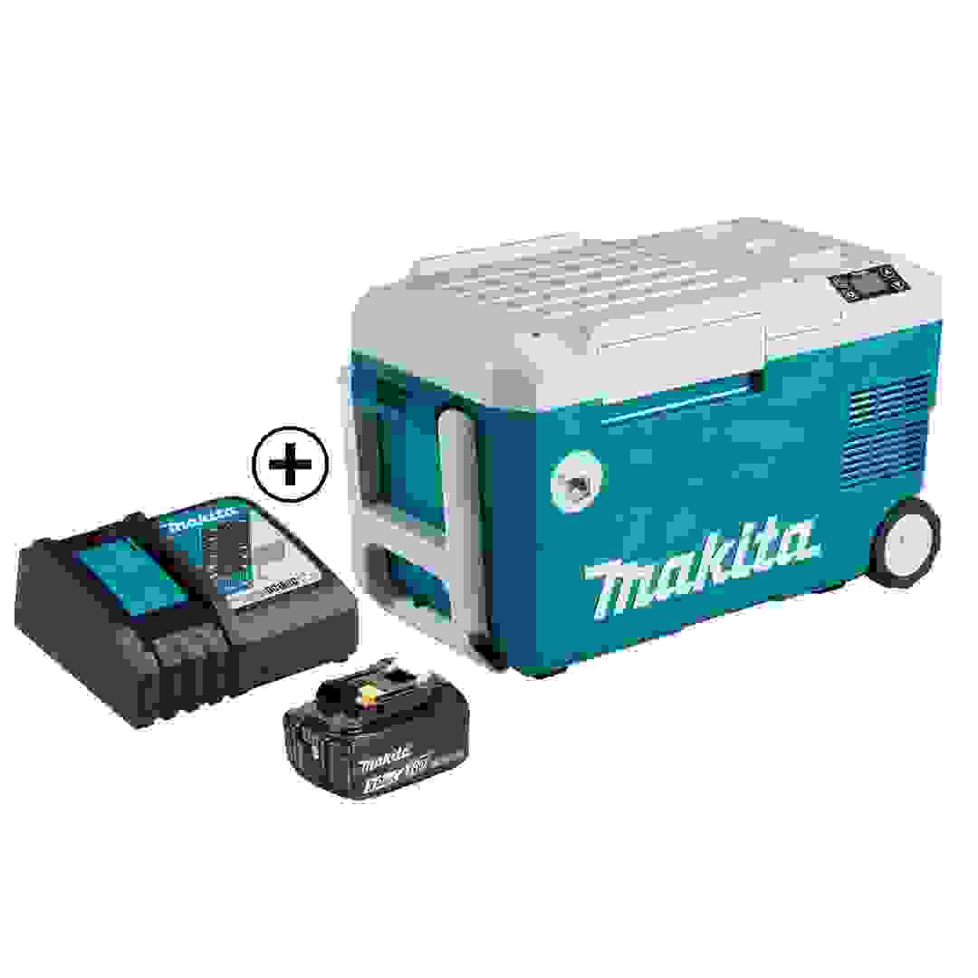 صندوق تبريد / تدفئة بدون كابل (18 فولت) DCW180Z-PR + بطارية وشاحن ماكيتا