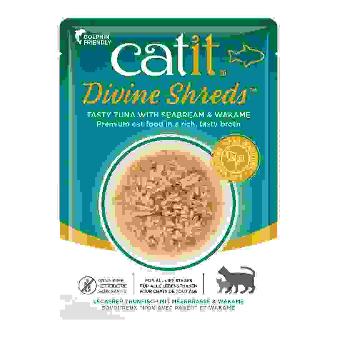 طعام رطب كاتيت ديفاين شريدز (تونة مع دينس وواكامي، 75 جرام)