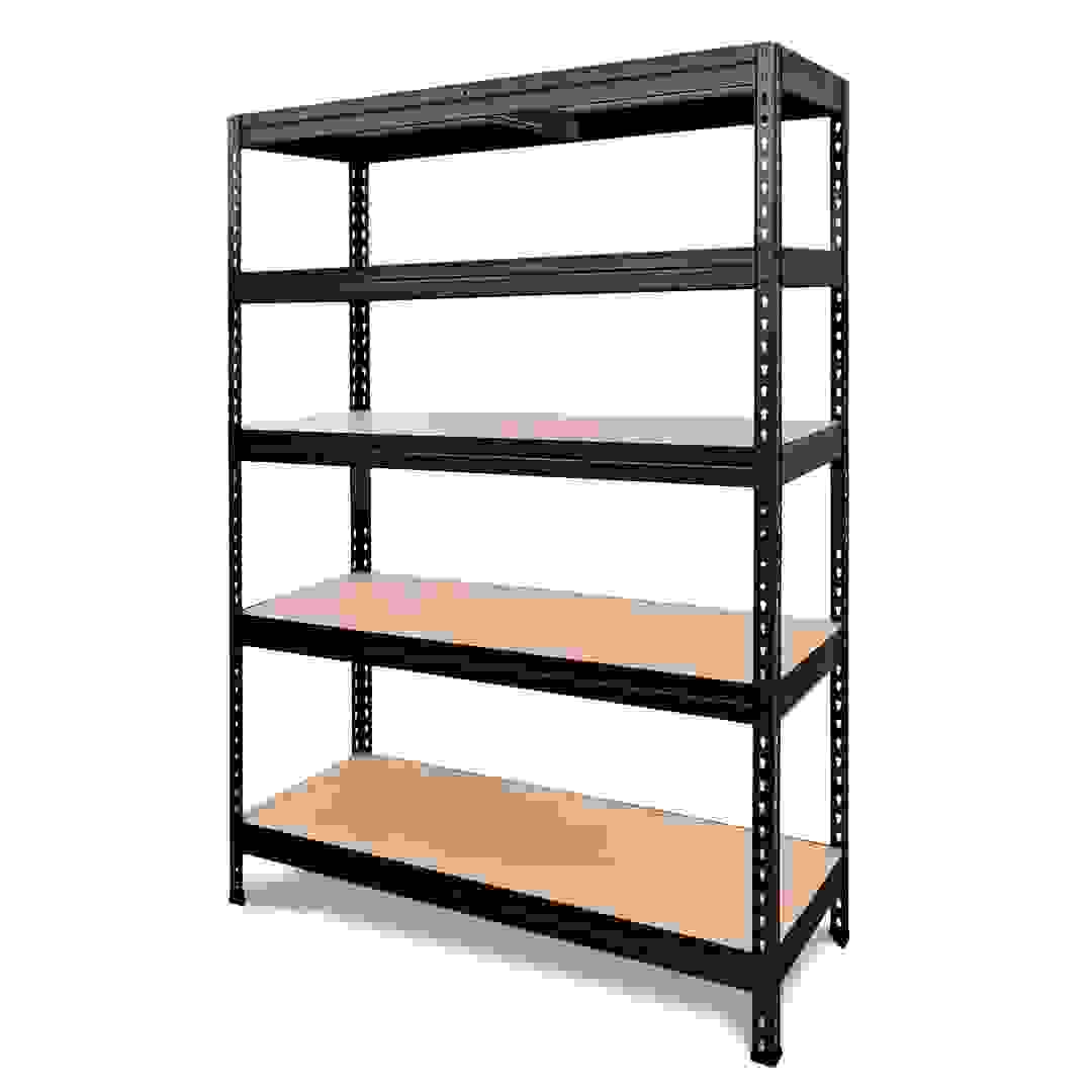 GoodHome Rand 5-Tier Metal Shelf (127.6 x 40 x 180 cm)