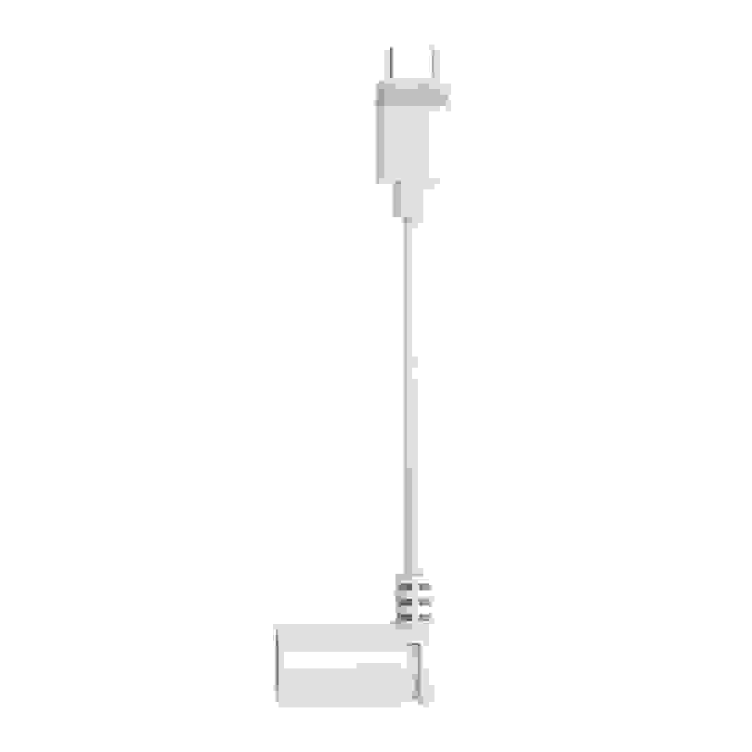 Ring Barrel Plug to USB-C Adapter, B0B3Y9553X (White, 10.8 cm)