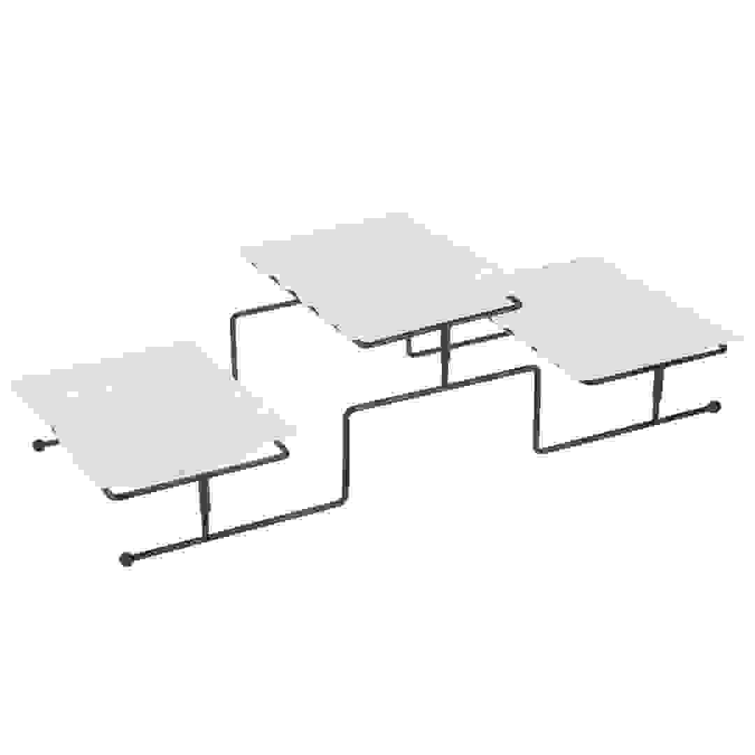 Great Serving Square Bowls W/Rack (3 Pc.)