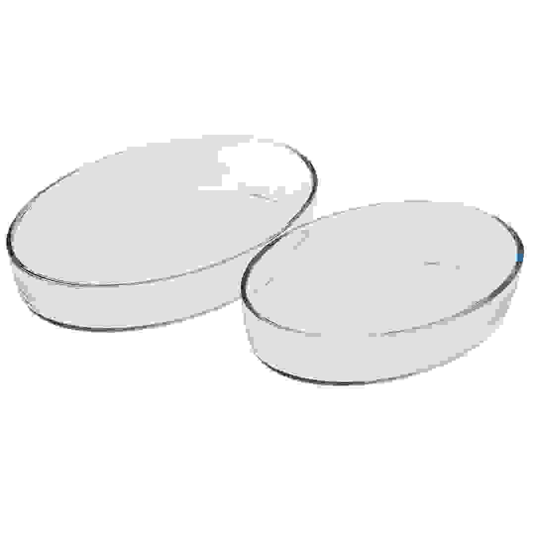 Simax Oval Glass Baking Dish Set (3 L + 2.2 L)
