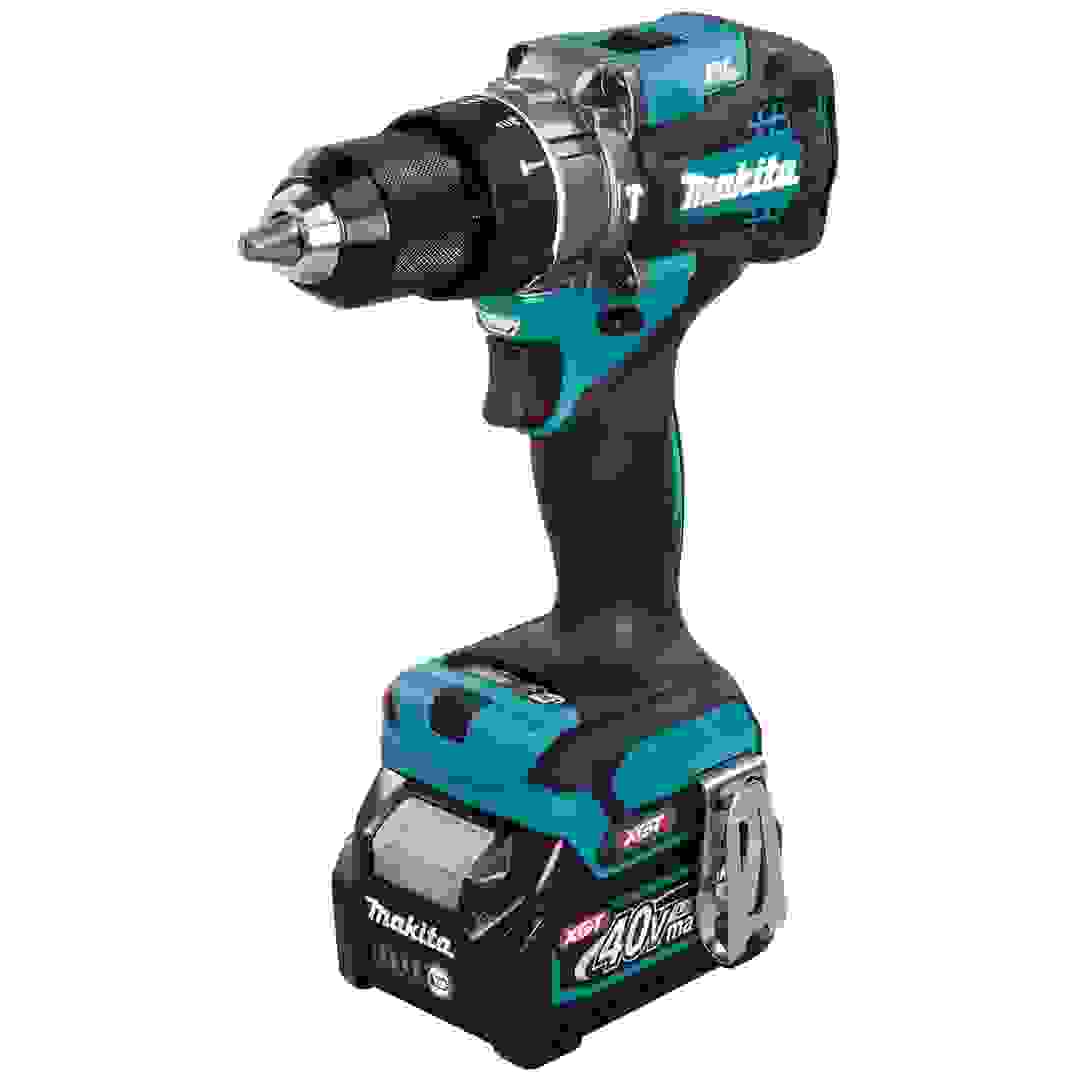 Makita Cordless Hammer Drill Driver XGT W/Batteries & Charger, HP001GM201 (40 V)