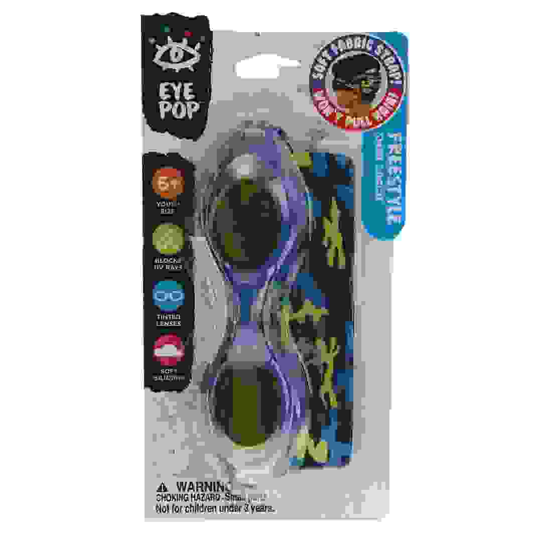 Aqua Eye Pop Freestyle Youth Swim Goggles (Blue)