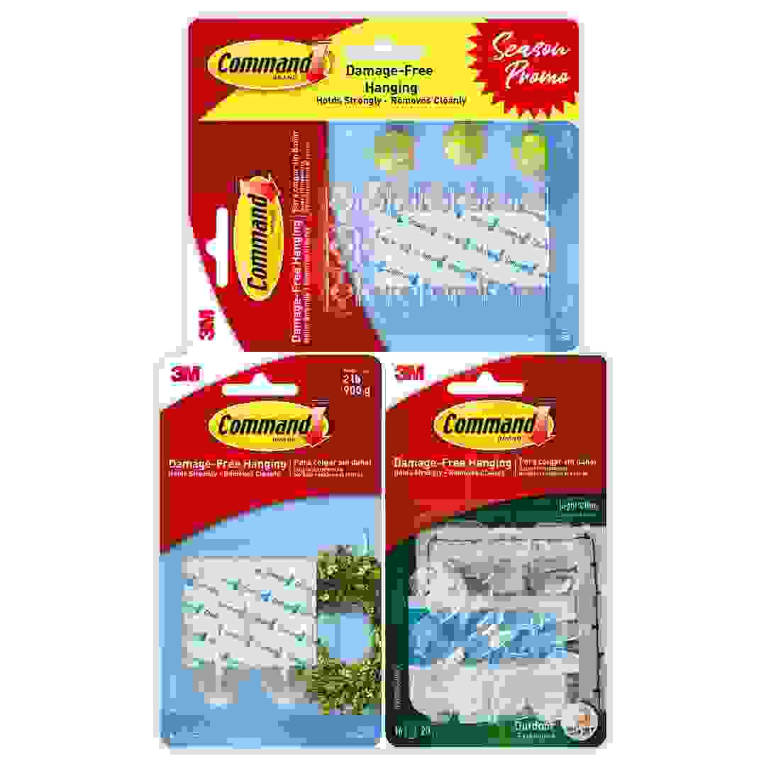 طقم خطاف ومشبك ثري إم كوماند سيزون برومو (3 قطع)