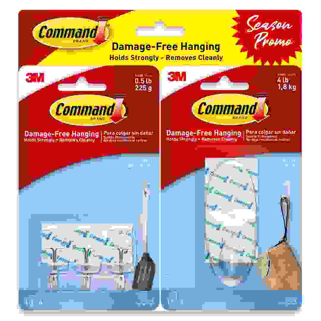 3M Command Season Promo Hook Combo Pack (2 Pc.)