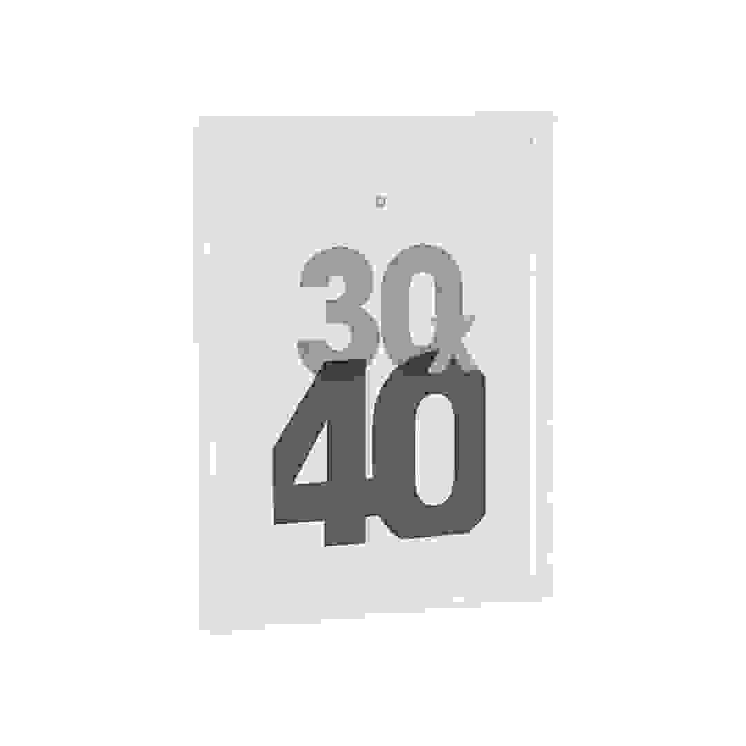 إطار صورة خشبي أتموسفيرا (أبيض، 32.6 × 3.5 × 42.6 سم)