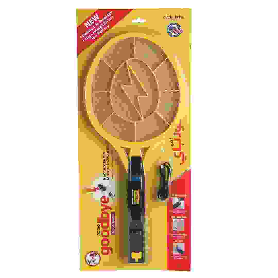 مضرب قاتل البعوض والذباب يعمل ببطارية وقابل لإعادة الشحن جودباي