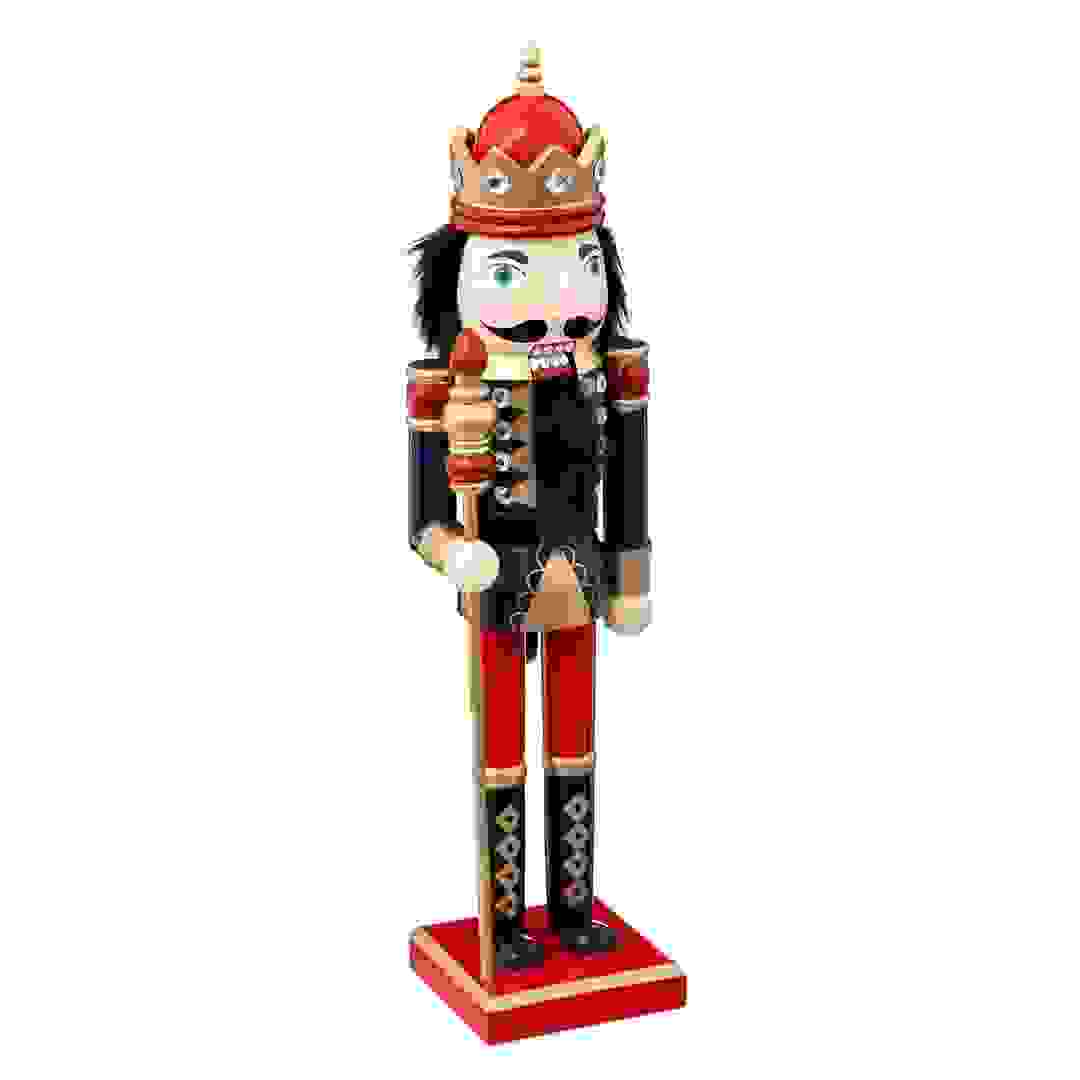 ديكور كسارة البندق الخشبية مع التاج أتموسفيرا (10 × 8.5 × 38 سم)