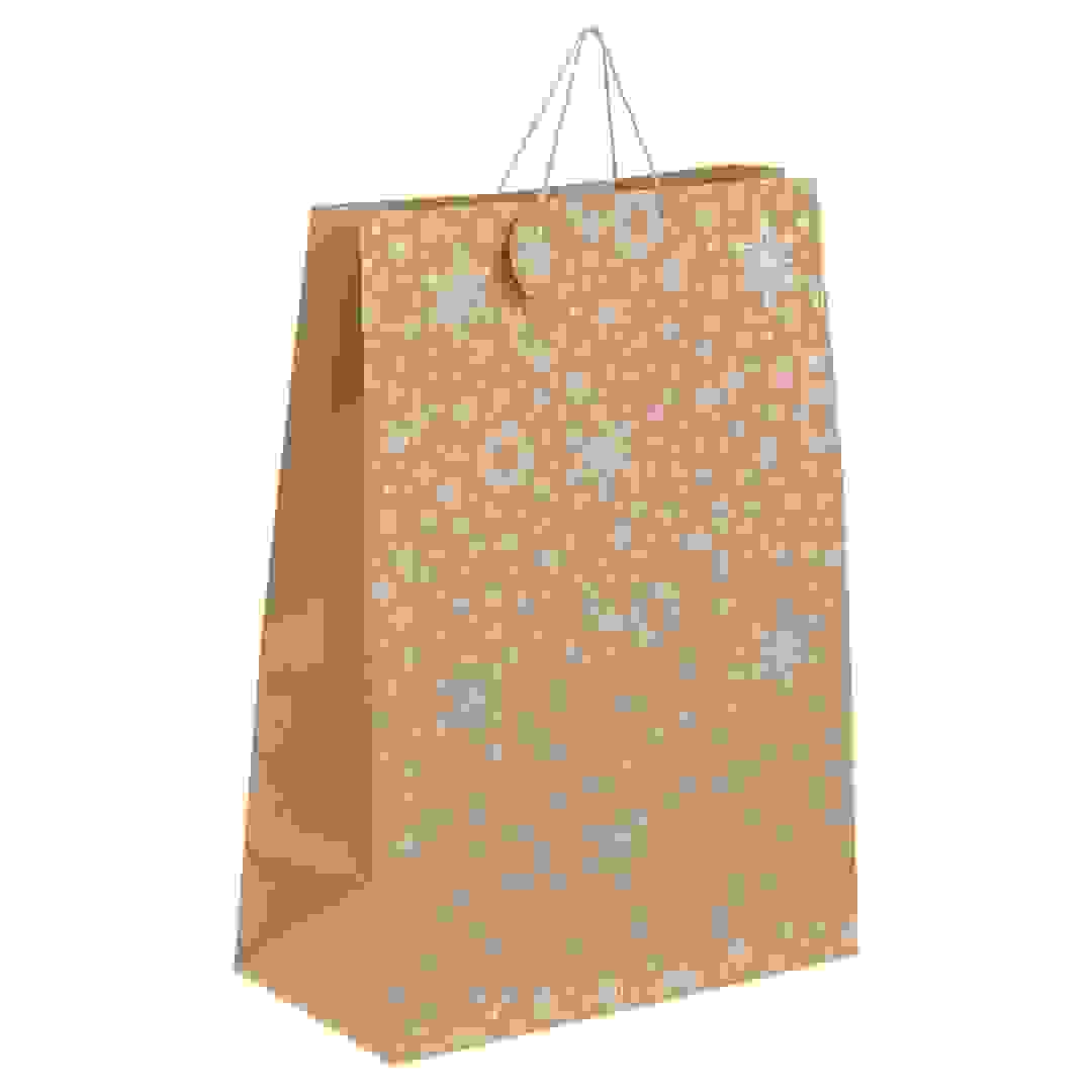 Atmosphera Snowflake Pattern Gift Bag (40.6 x 20 x 55.8 cm)