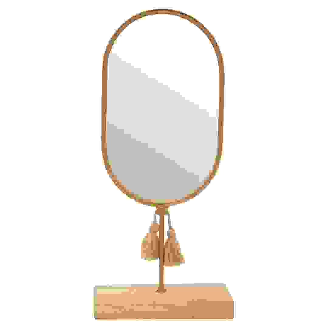 مرآة عمودية خشبية أتموسفيرا دولتشي ريفييرا (16 × 8 × 35 سم)