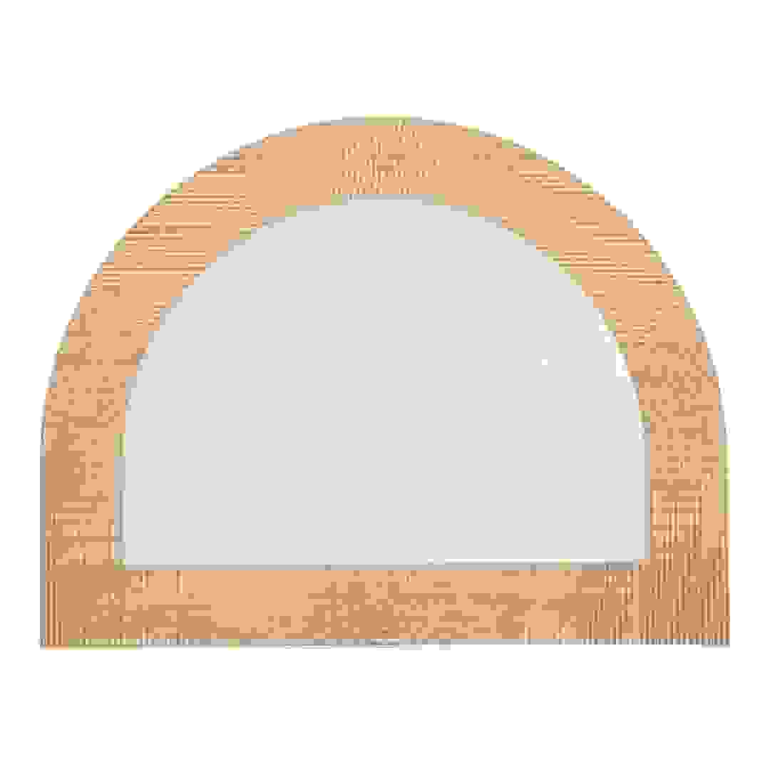 مرآة مقوسة بإطار خشب MDF أتموسفيرا (بيج ، 68 × 1.5 × 52.5 سم)