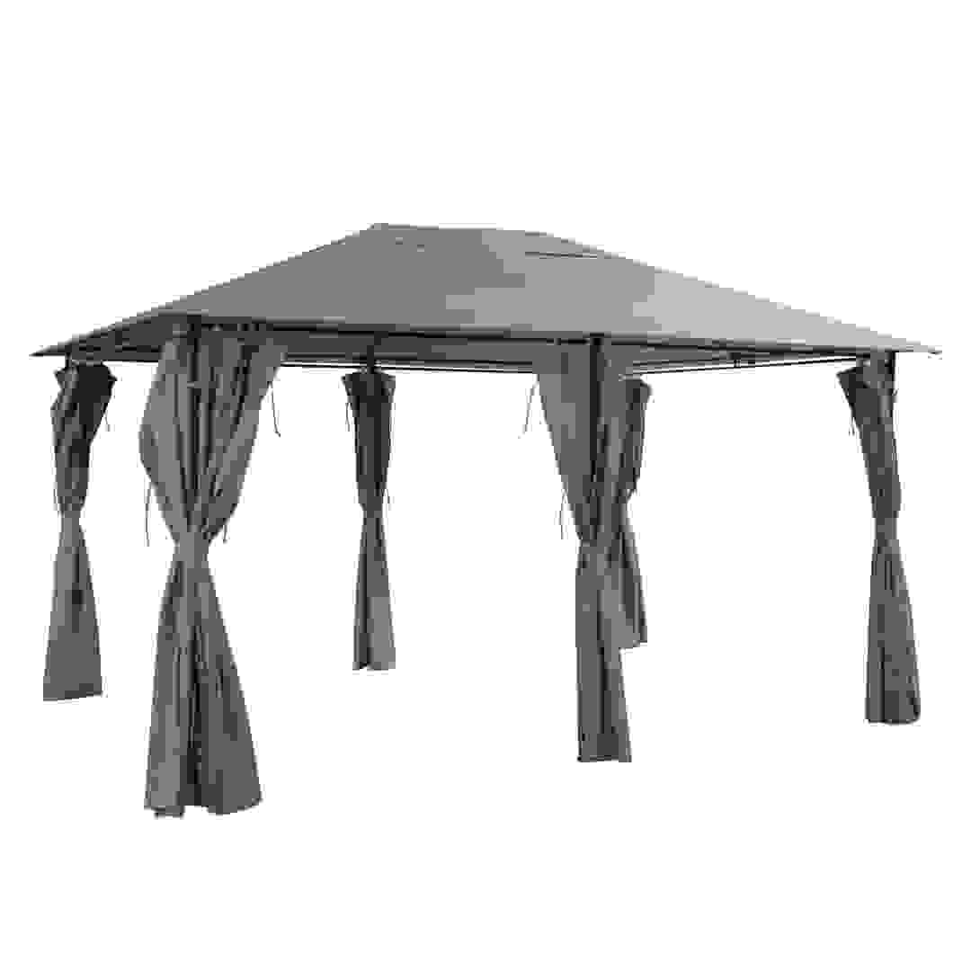 مظلة حديقة فولاذ من سلمى (4 × 3 × 2.6 متر)