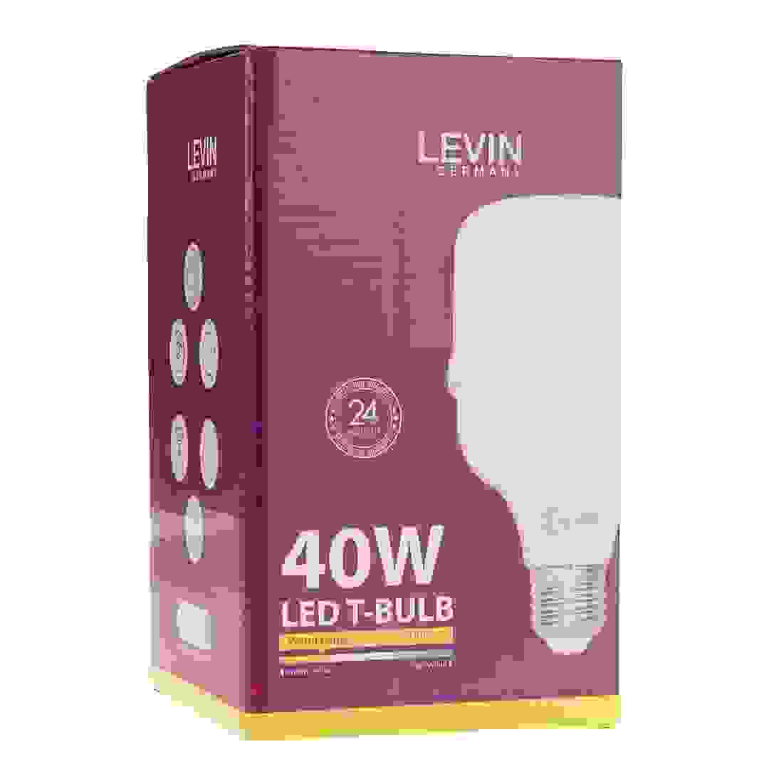 Levin E27 LED T-Bulb (40 W, Warm White)