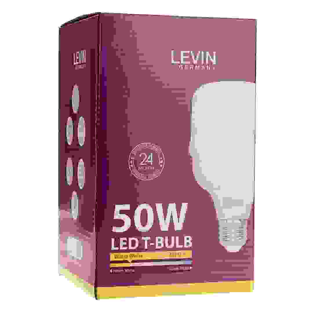 Levin E27 LED T-Bulb (50 W, Warm White)
