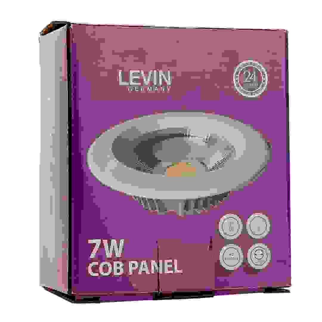 Levin LED Panel Light (70 mm, 7 W, Natural White)