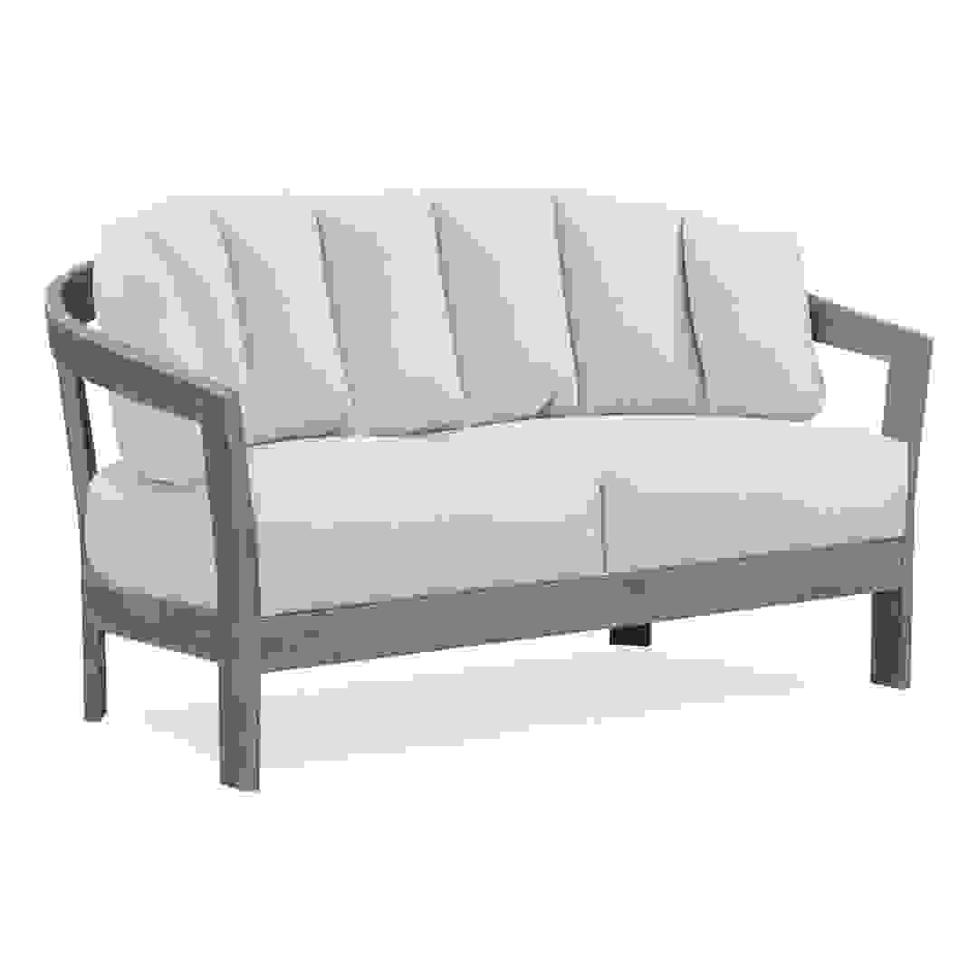 Bridgeport 2-Seater Acacia Wood Sofa (167 x 91 x 80 cm)