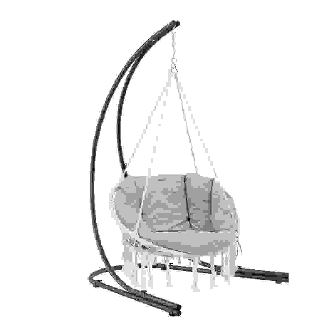 Hesperide Cordessa Steel & Polyester Hanging Chair (80 x 100 x 140 cm)