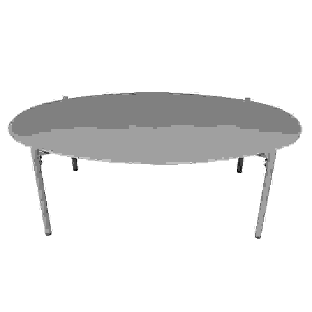 Tallinn Glass Top Metal Coffee Table (120 x 70 x 40 cm)