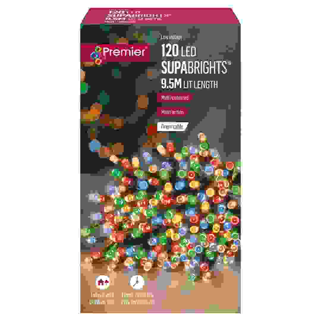 Premier SupaBrights 120-LED Multicolor String Light (1.44 W, 9.5 m)