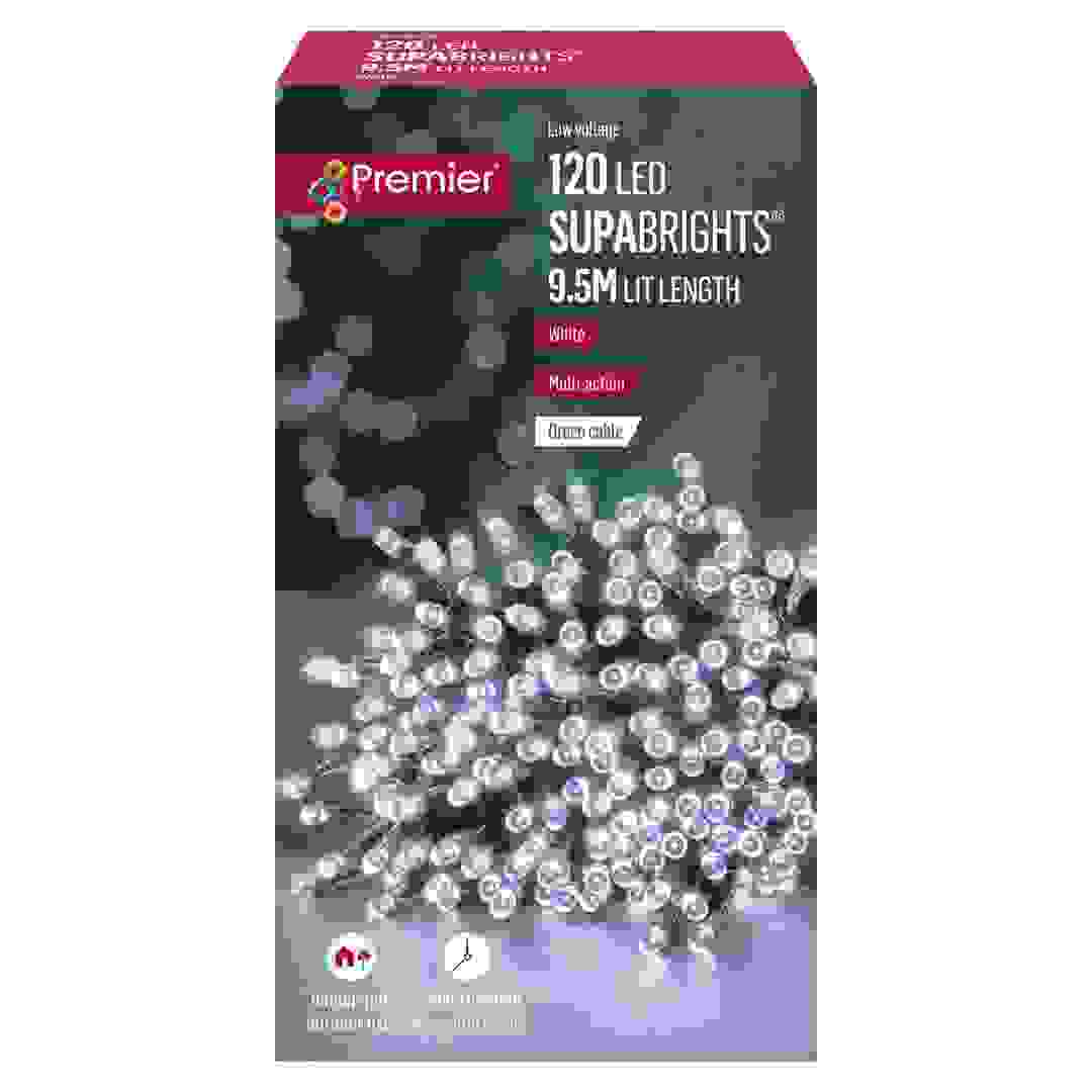Premier SupaBrights 120-LED White String Light (1.44 W, 9.5 m)