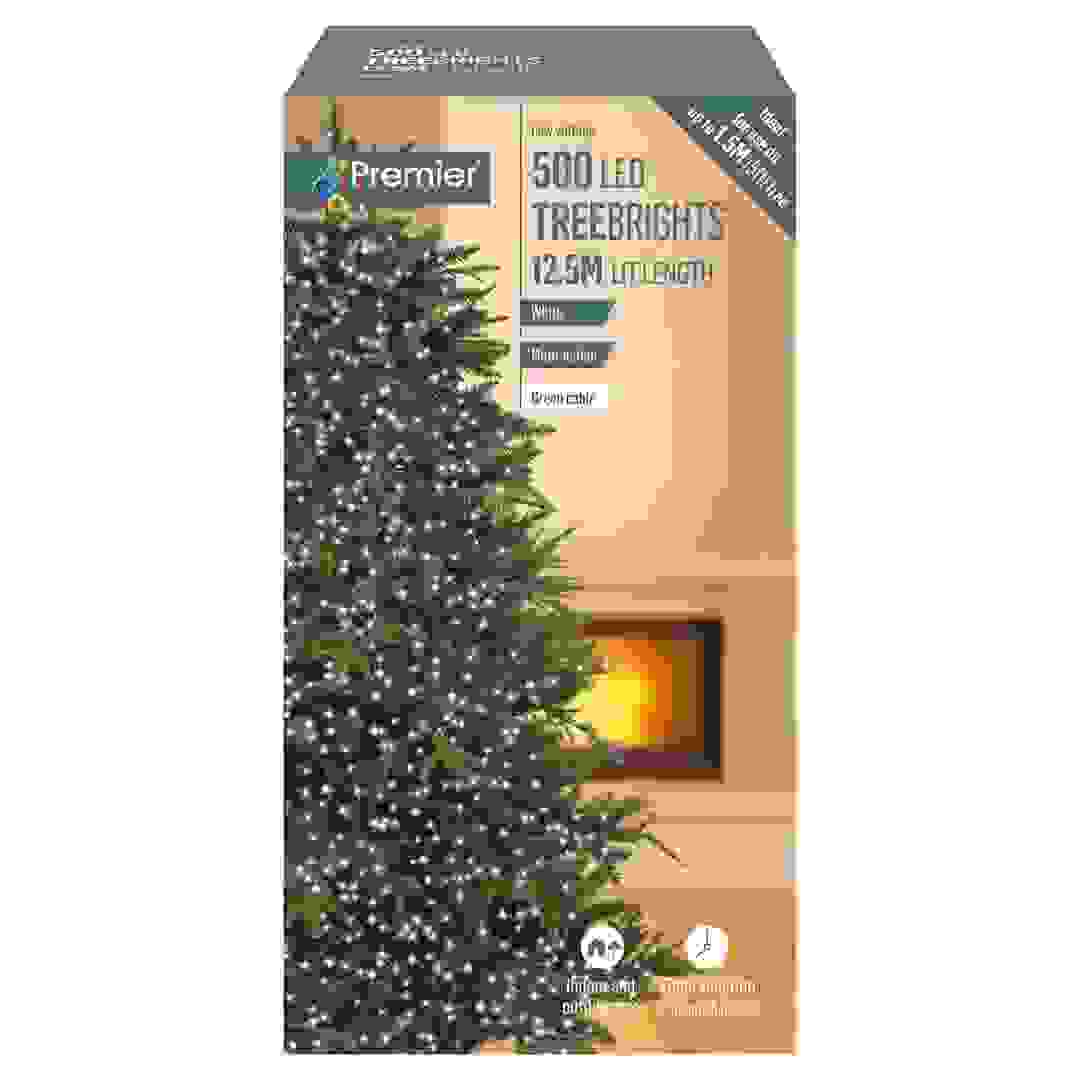 Premier TreeBrights 500-LED White String Light (3.6 W, 12.5 m)