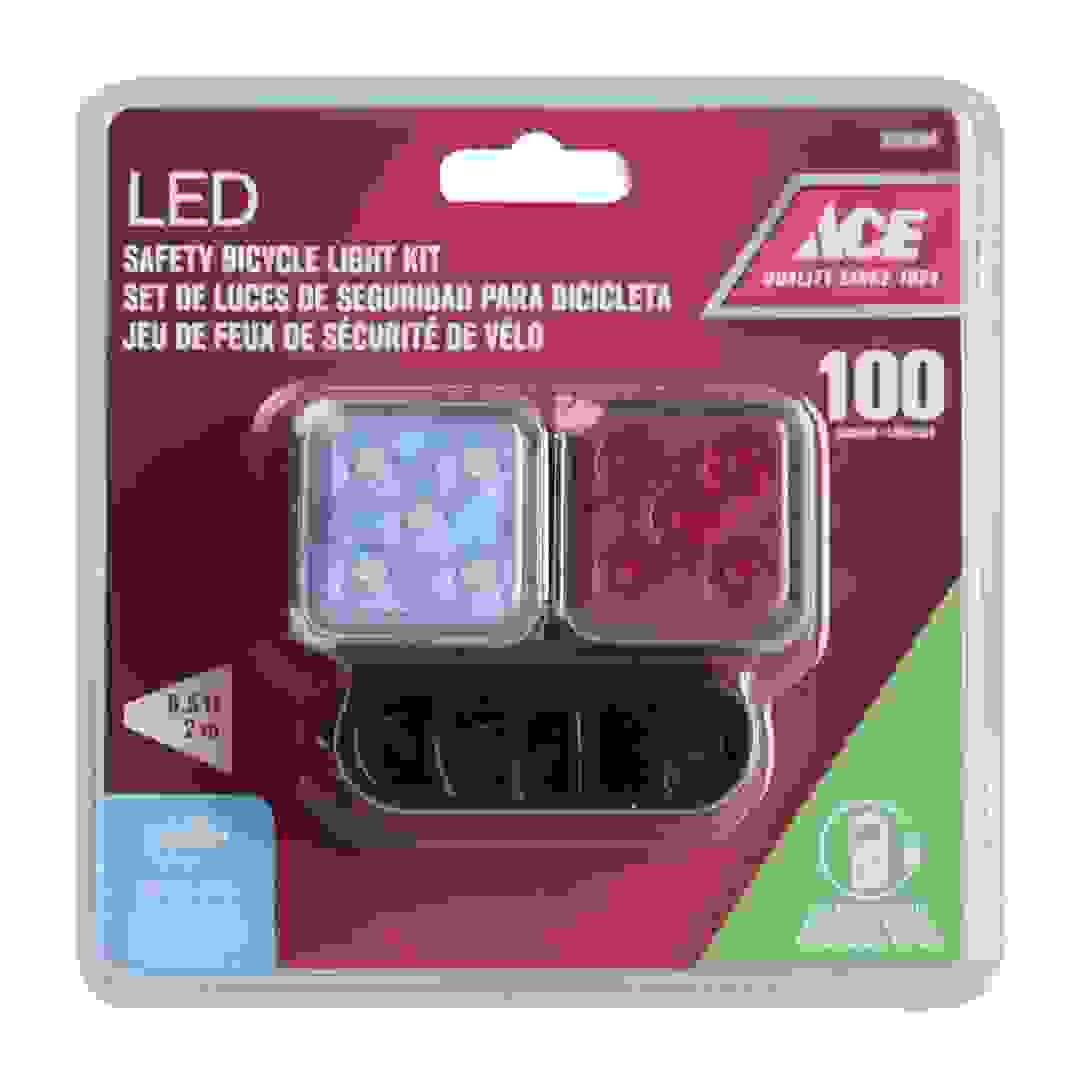 ACE Rechargeable LED Safety Bicycle Light Kit