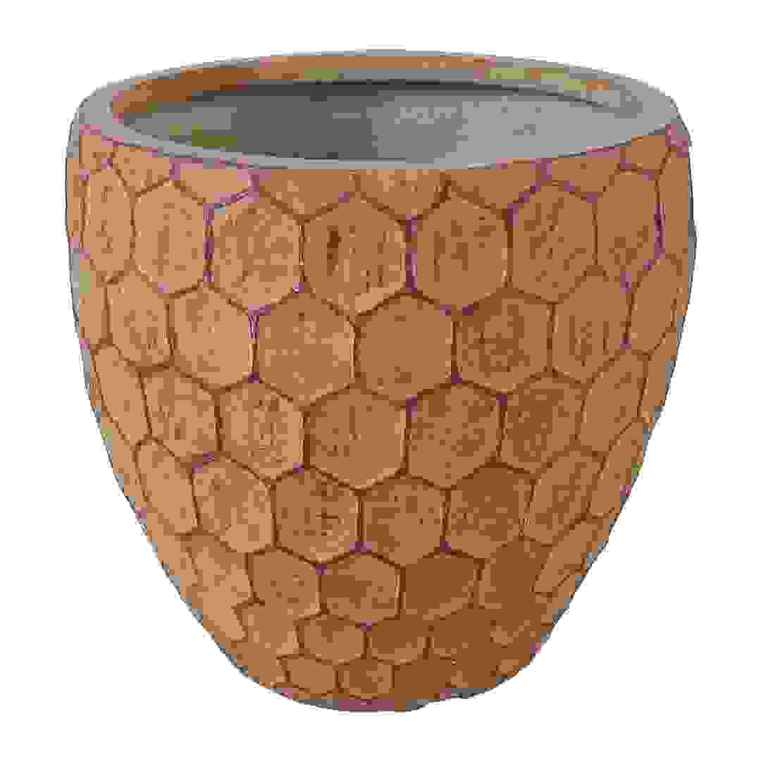 Yara Belly Plant Pot (42 x 38 cm, Sand)