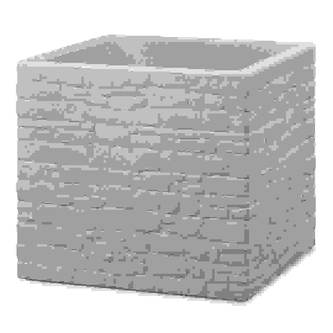 Scheurich Muretto Plastic Plant Pot (28 x 28 x 27 cm, Gray)