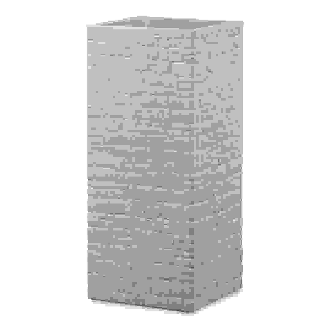 Scheurich Muretto High Plastic Plant Pot (25.5 x 25.5 x 59 cm, Gray)