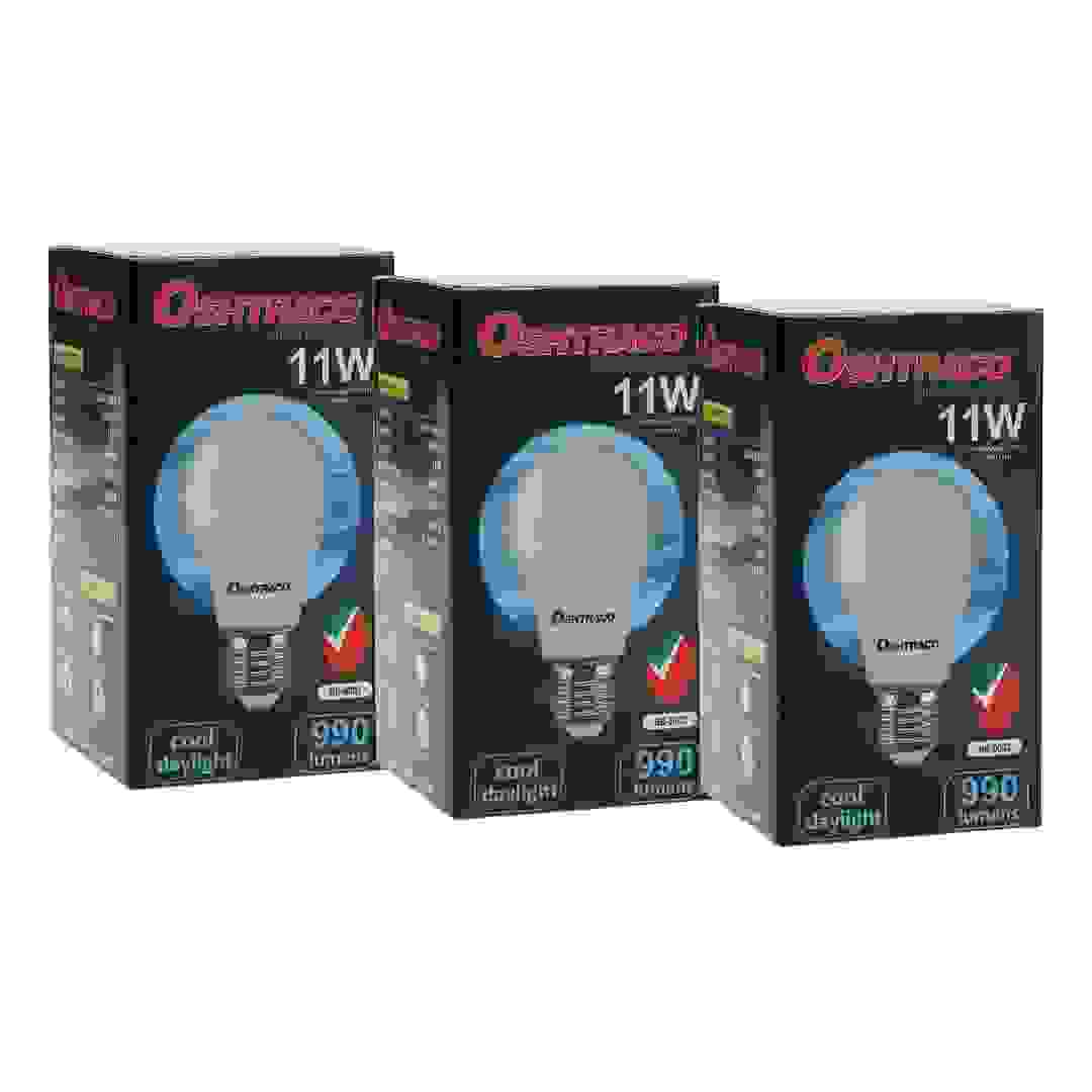 Oshtraco E27 LED Light Bulb Set (3 Pc., 11 W, Daylight)
