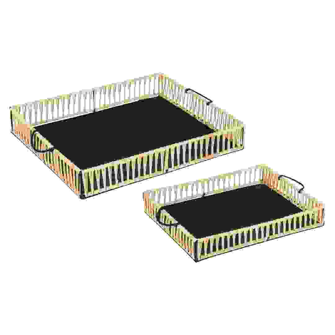 طقم صواني راتان سو كوزي أتموسفيرا (قطعتان)