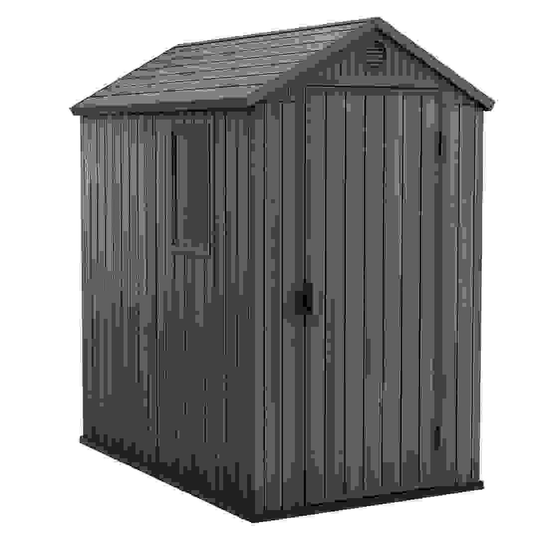 Keter Darwin Plastic Garden Shed (126 x 183 x 204 cm)