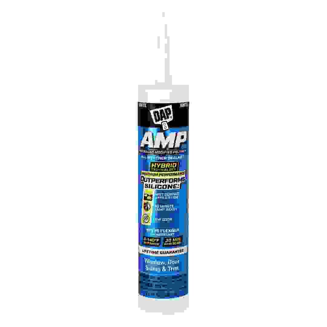 DAP AMP All-Weather Window, Door Siding & Trim Sealant (266 ml, White)