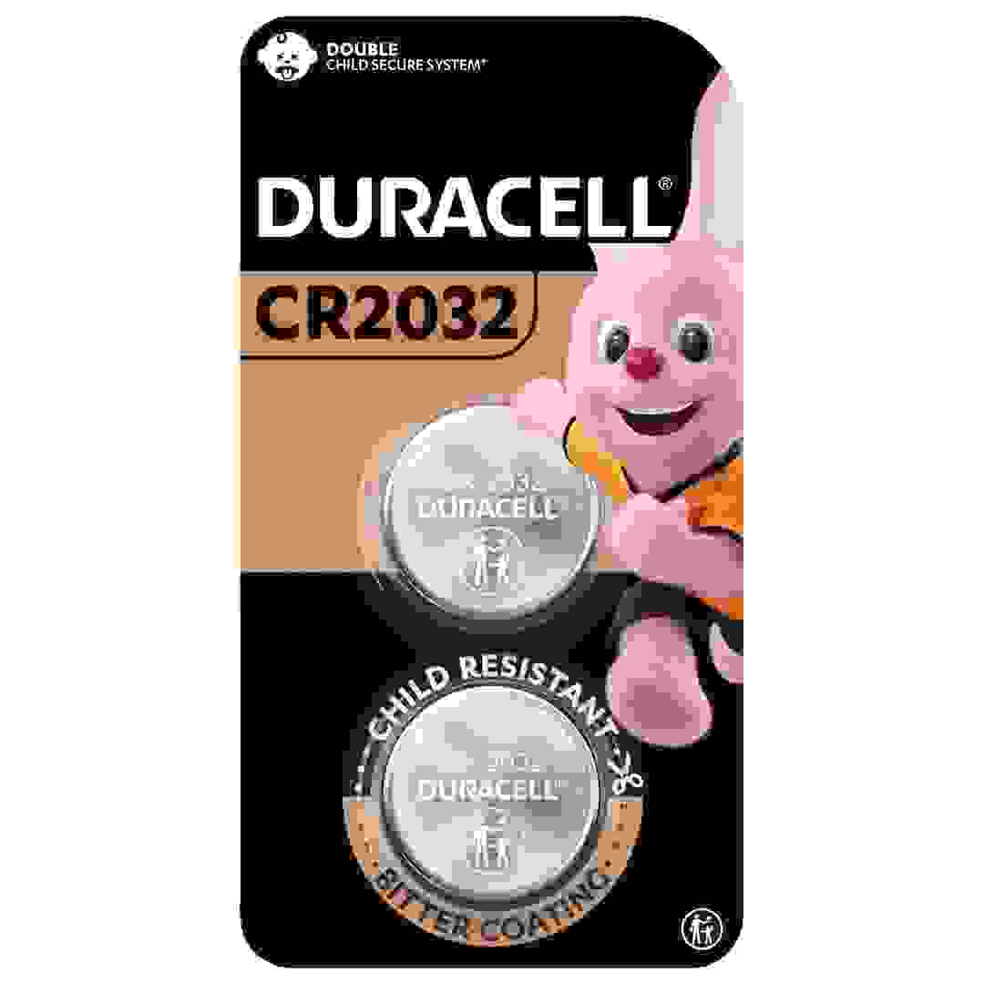 Duracell Specialty CR2032 Lithium Coin 3 V Battery (Pack of 2)