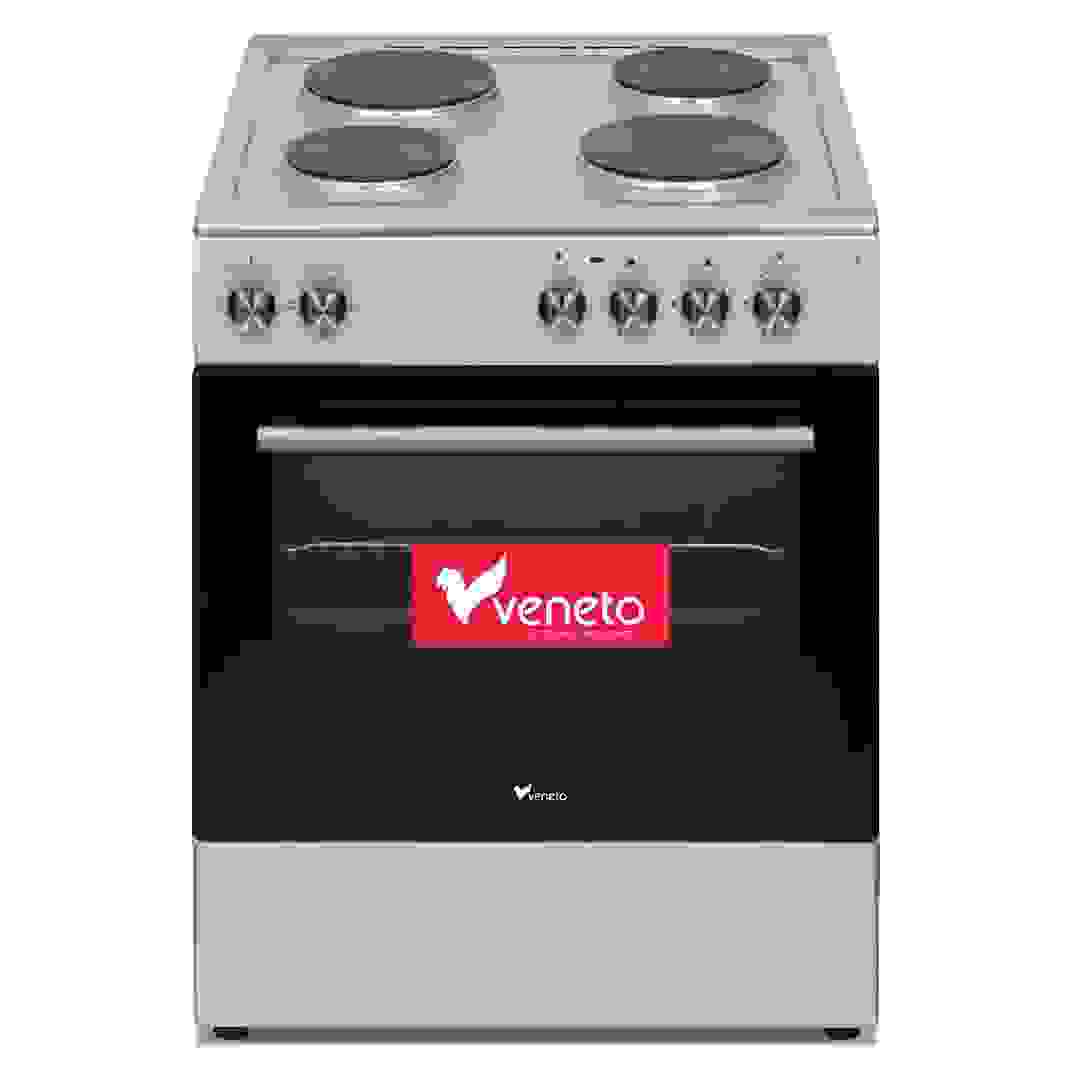 Veneto Freestanding 4-Zone Electric Hot Plate Cooker W/Oven, VE66 (62 x 65 x 87 cm)
