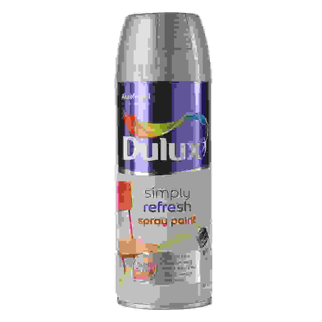 Dulux Simply Refresh Spray Paint (400 ml, Metallic Silver)