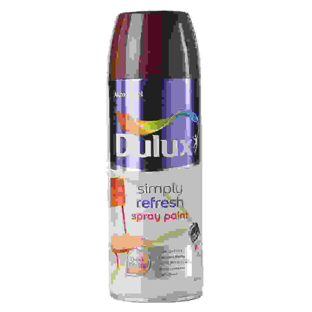 Dulux Simply Refresh Spray Paint (400 ml, Gloss Dark Brown)